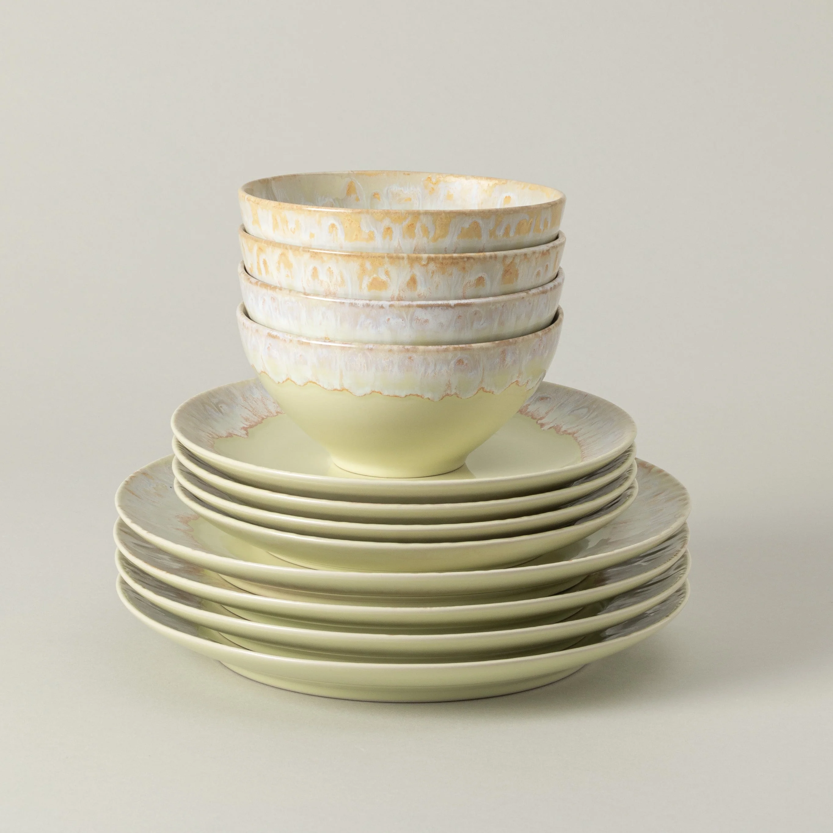 12-Piece Dinnerware Set with Bowl Taormina, Casafina by COSTA NOVA