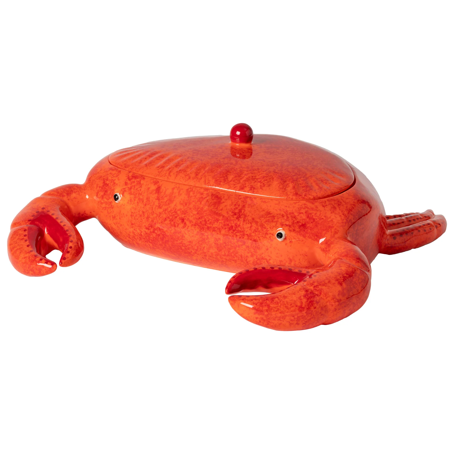 Crab Faience Centerpiece/Storage Jar Summer Bliss