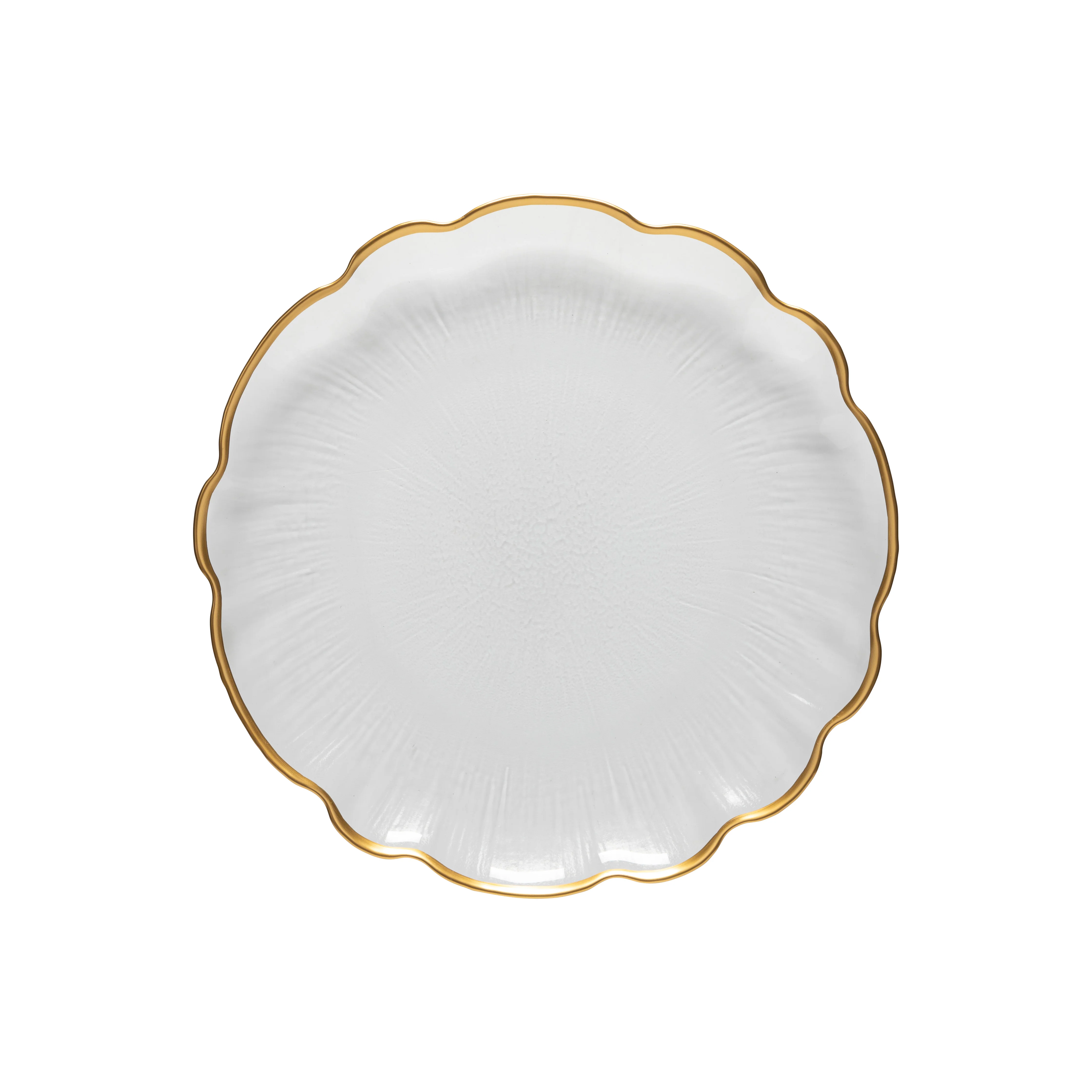 Glass Rimmed Dinner Plate Francesca by Casafina